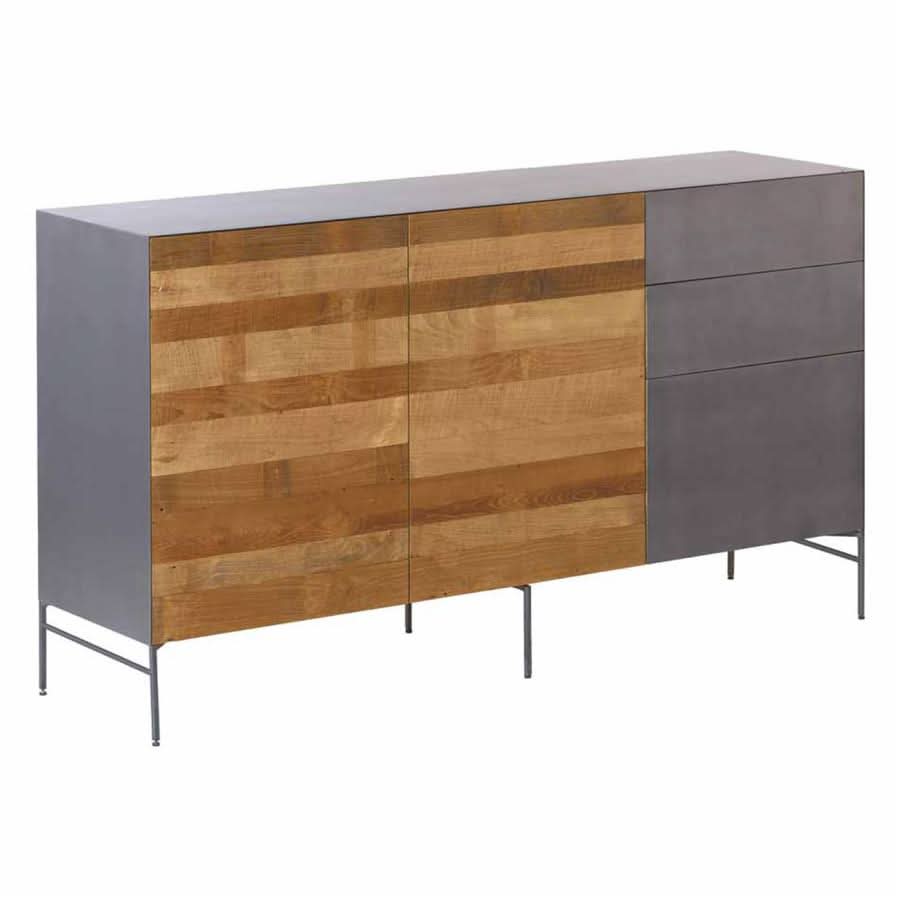 Orust Sideboard Teakholz recycelt – Braun