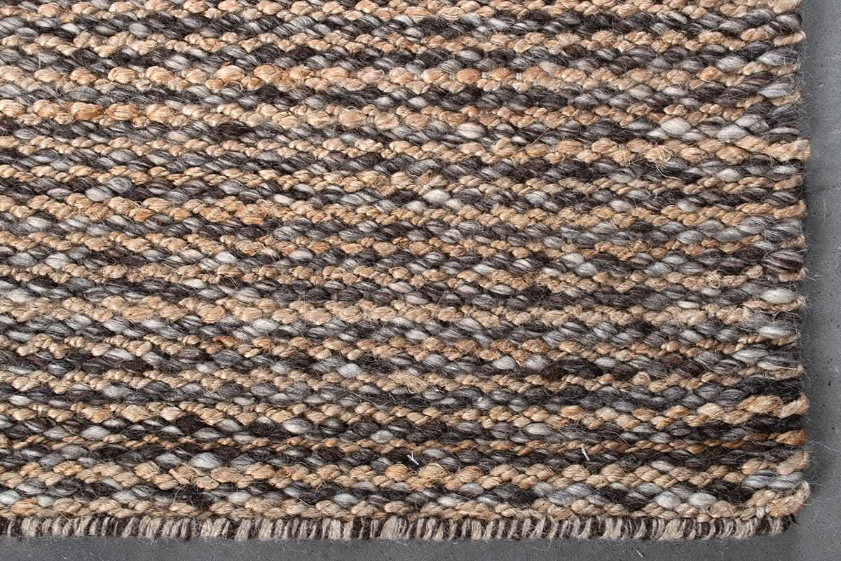 Malta Teppich - Grey Brown Nature