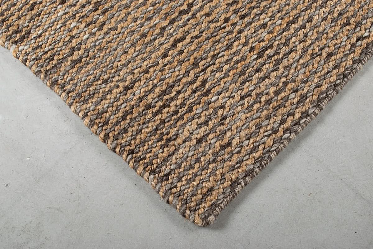Malta Teppich - Grey Brown Nature