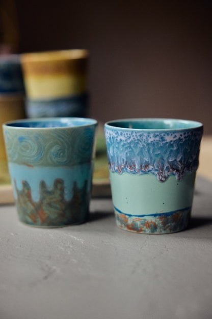 Keramik Van-Gogh-Kaffeebecher