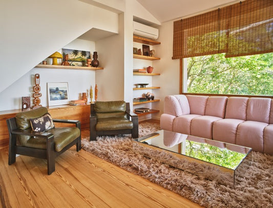 Glas Couchtisch Block