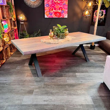 Esstisch Eiche - Nature Line - 6cm - X Fineline - natürliche Baumkante