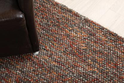 Oxford Teppich - Dark Grey Rust