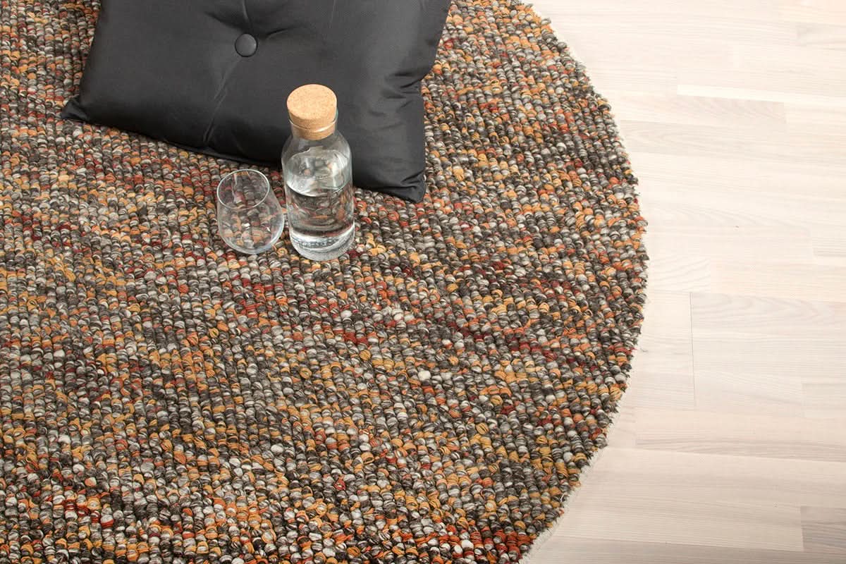 Oxford Teppich - Dark Grey Rust