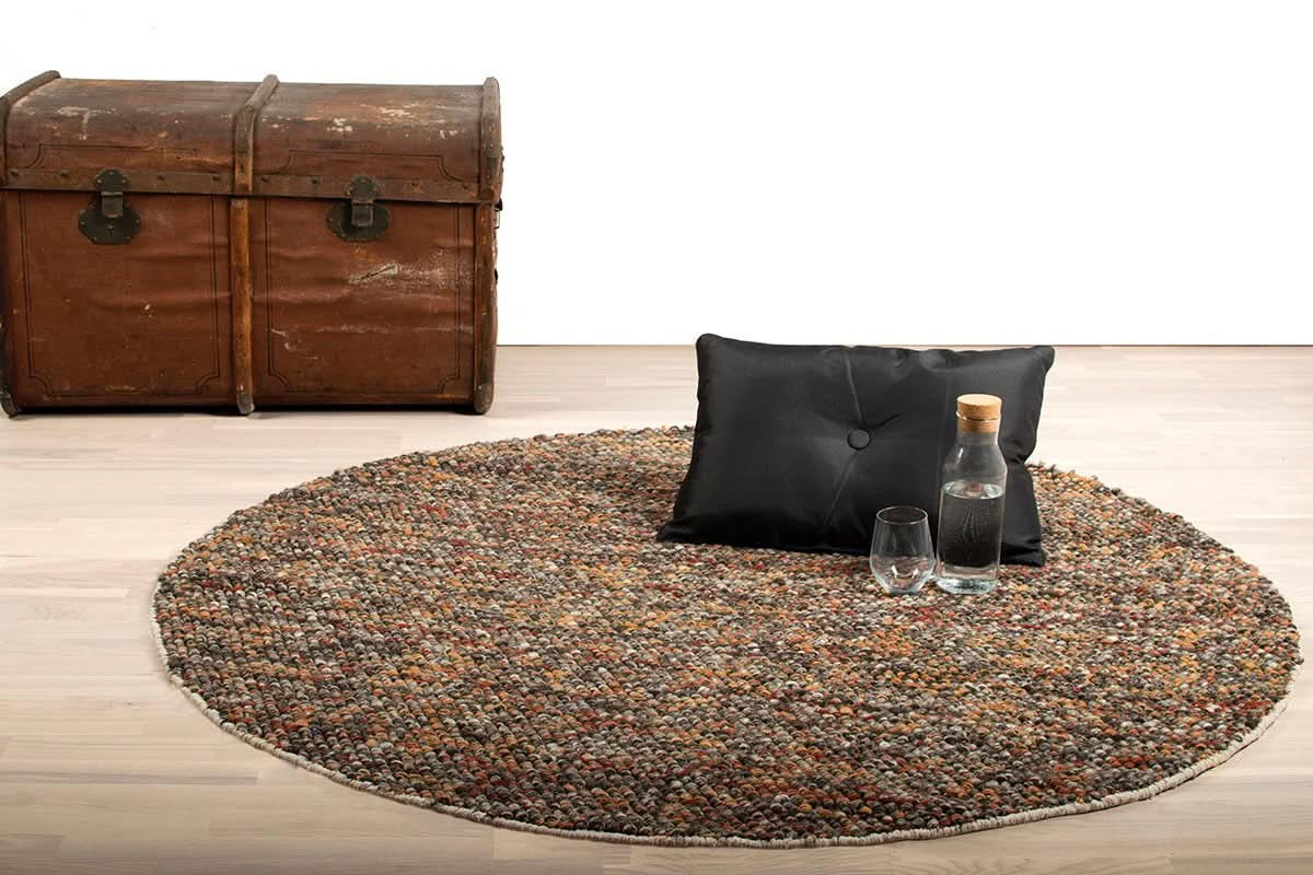 Oxford Teppich - Dark Grey Rust