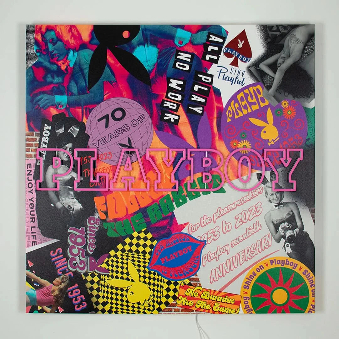 Playboy - Collage Wandkunst