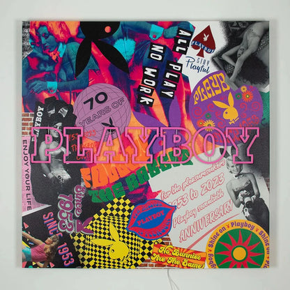 Playboy - Collage Wandkunst