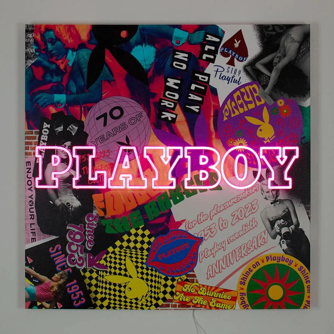 Playboy - Collage Wandkunst