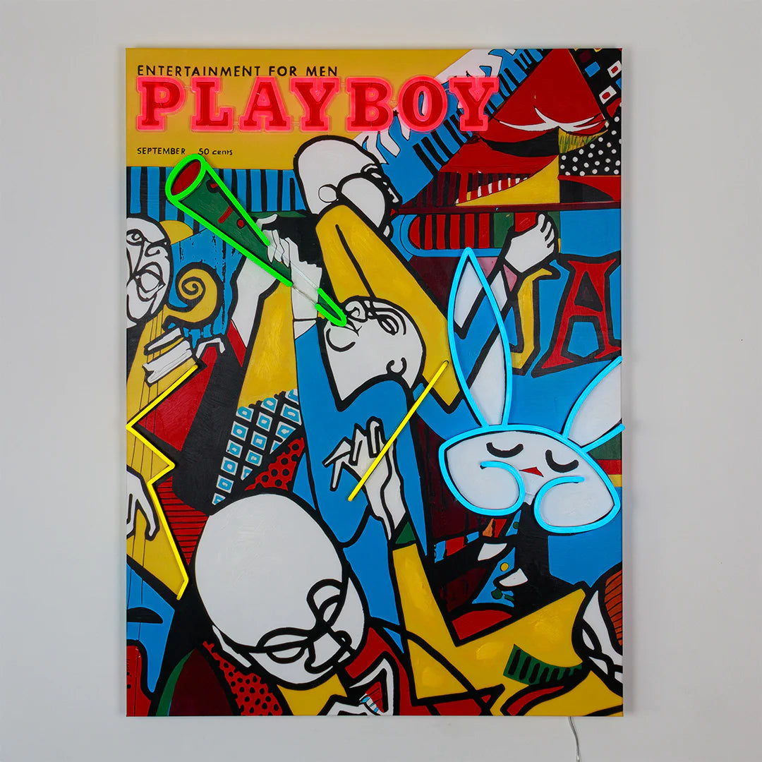 Playboy X Locomocean - Jazz Cover (LED Neon) 90x120 cm