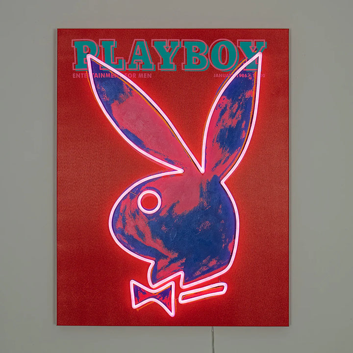 Playboy X Locomocean - Andy Warhol Cover (LED Neon) 78x100 cm