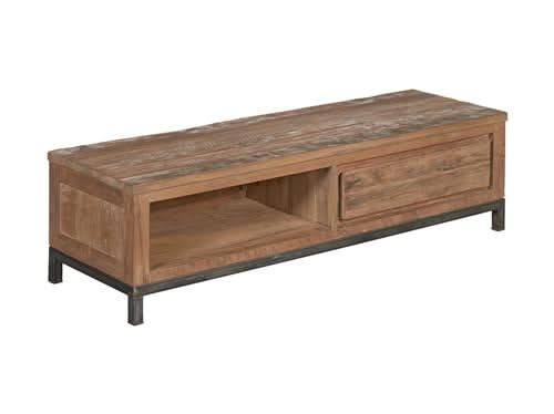 TV-Board Torvi Teakholz recycelt – Braun