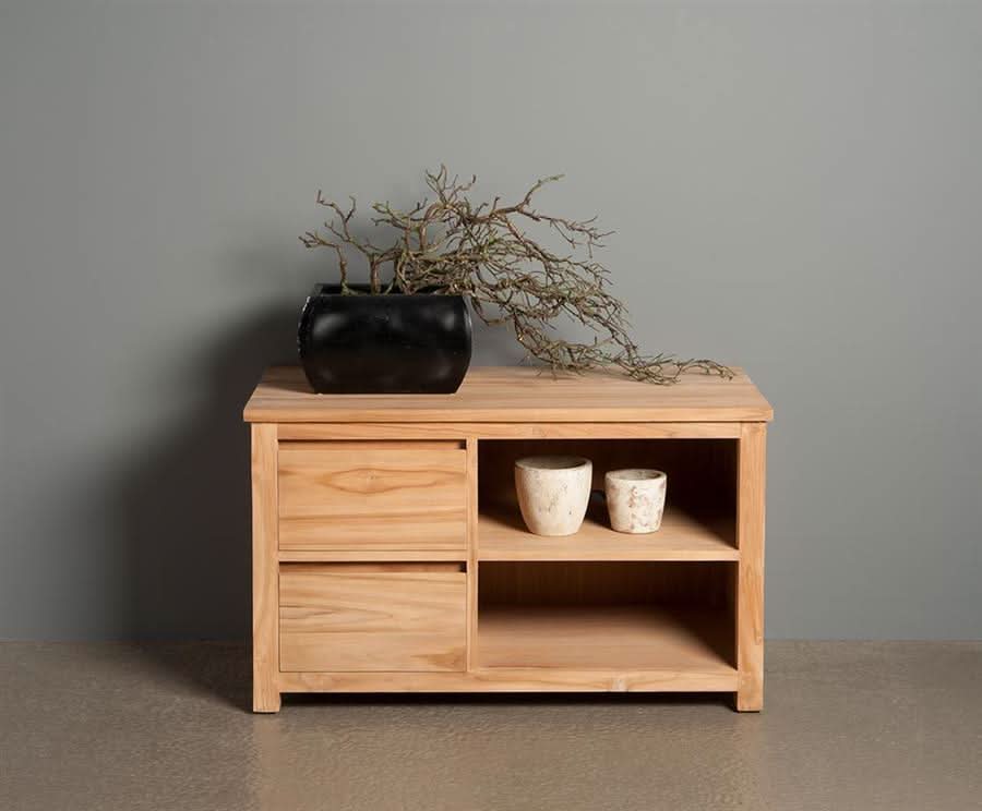 Mora TV-Board Teakholz – Natur