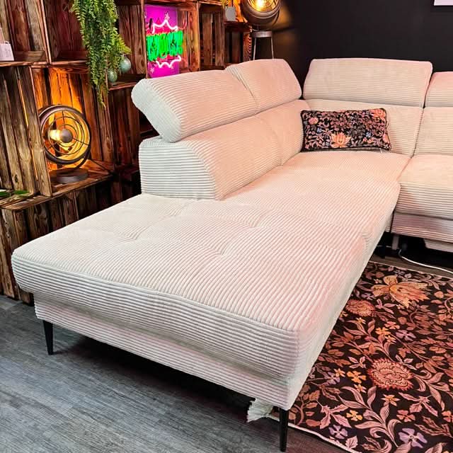 Salto Ecksofa - 262x232cm - Breitcord - Schlafsofa