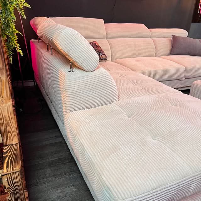 Salto Ecksofa - 262x232cm - Breitcord - Schlafsofa