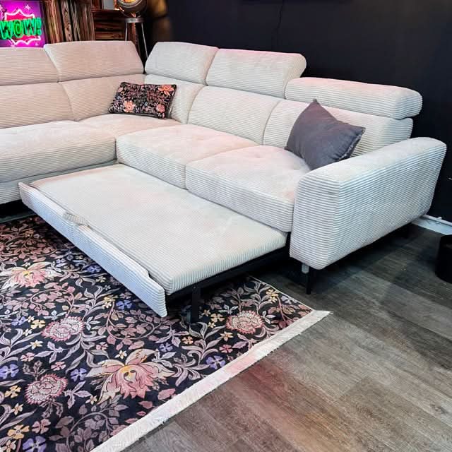 Salto Ecksofa - 262x232cm - Breitcord - Schlafsofa