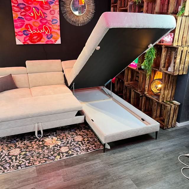 Salto Ecksofa - 262x232cm - Breitcord - Schlafsofa