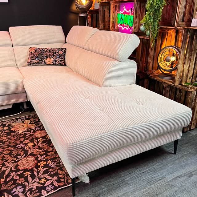 Salto Ecksofa - 262x232cm - Breitcord - Schlafsofa