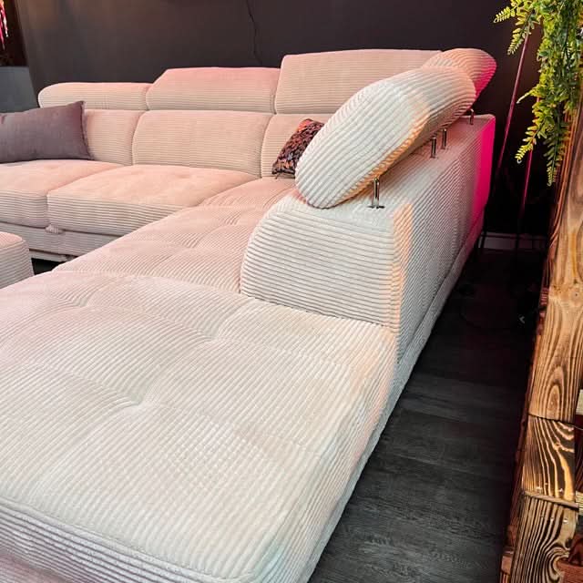 Salto Ecksofa - 262x232cm - Breitcord - Schlafsofa