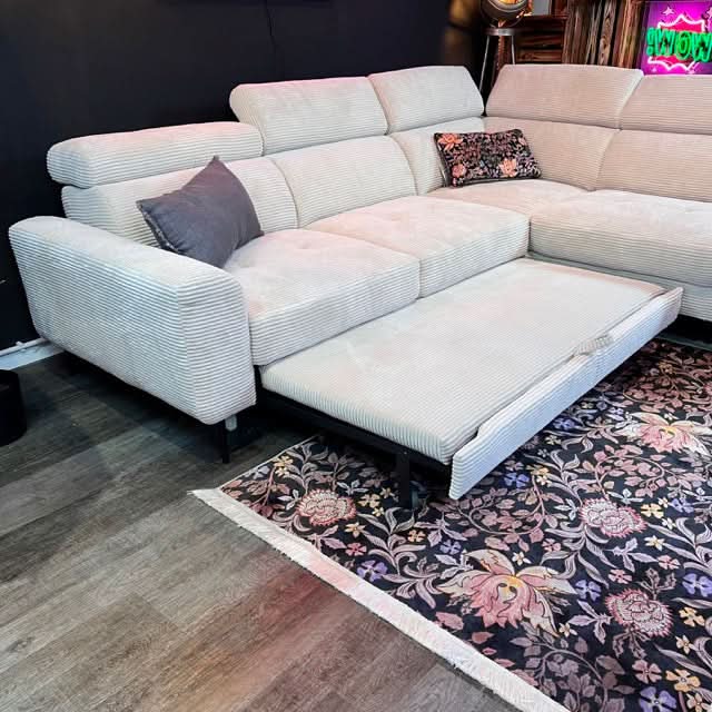 Salto Ecksofa - 262x232cm - Breitcord - Schlafsofa