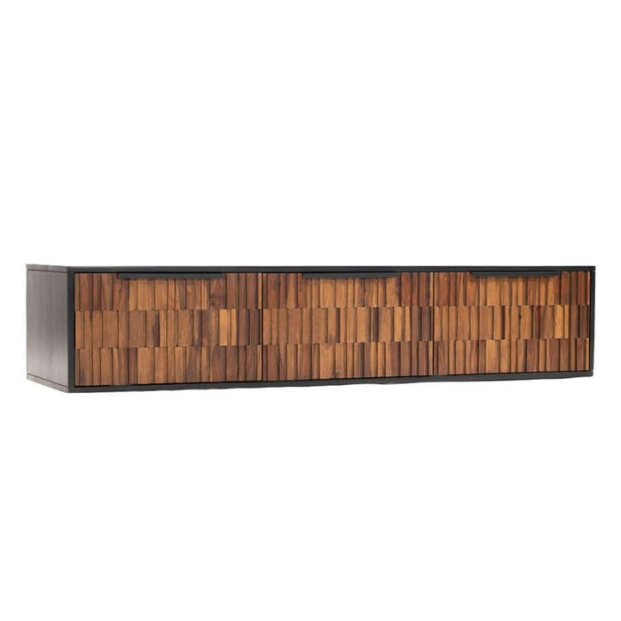 TV-Hängeboard Nyborg Mangoholz – Braun