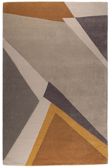 Thorshavn Teppich - Grey, Beige, Gold