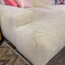 Timmy Chiodo Ecksofa, Breitcord, natur, Wunschmaß