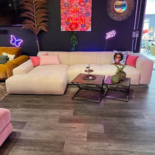 Timmy Chiodo Ecksofa, Breitcord, natur, Wunschmaß