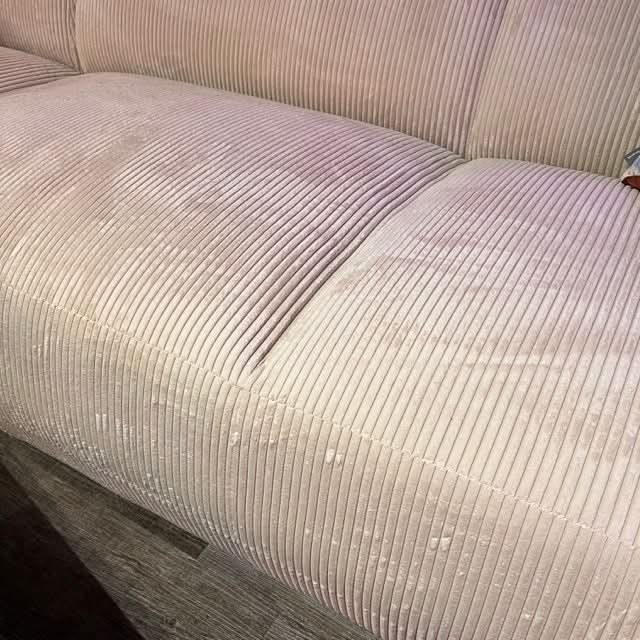 Timmy Chiodo Ecksofa, Breitcord, natur, Wunschmaß