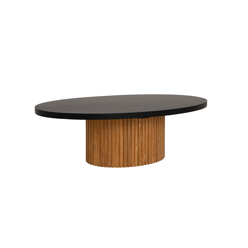 Arild Couchtisch Betonoptik/Teakholz recycelt – Ansicht 4