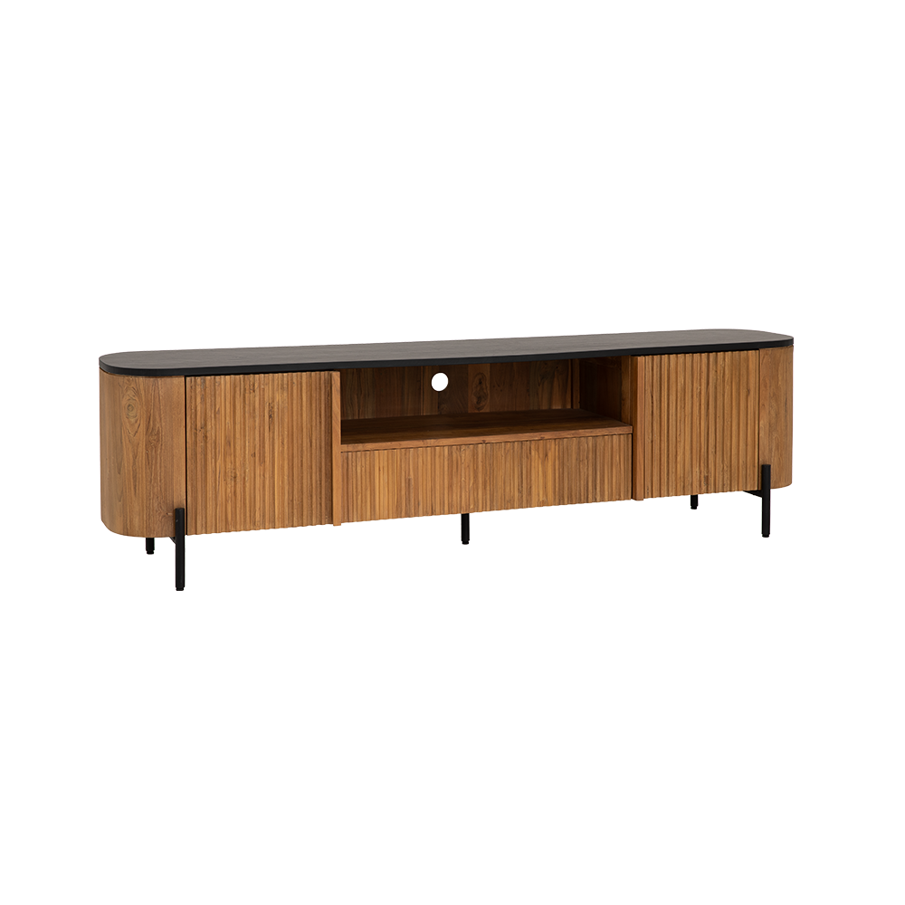 Arild TV-Board Teakholz recycelt – Ansicht 2
