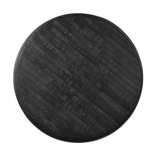 Beistelltisch Birgit 2er-Set Teakholz recycelt, Gestell Metall Gunmetal – Grau