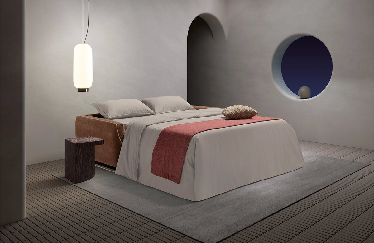 Cannes Schlafsofa als Bett ausgezogen