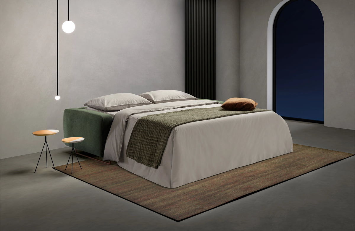 Club Schlafsofa als Bett ausgezogen