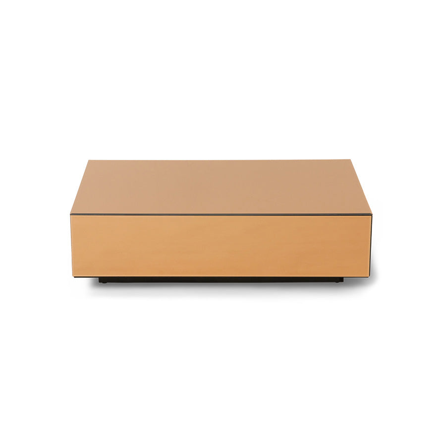 Glas Couchtisch Block