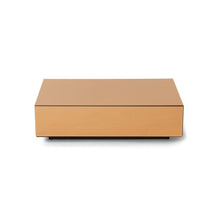 Glas Couchtisch Block