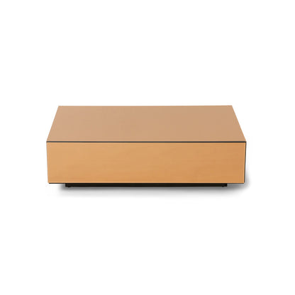 Glas Couchtisch Block