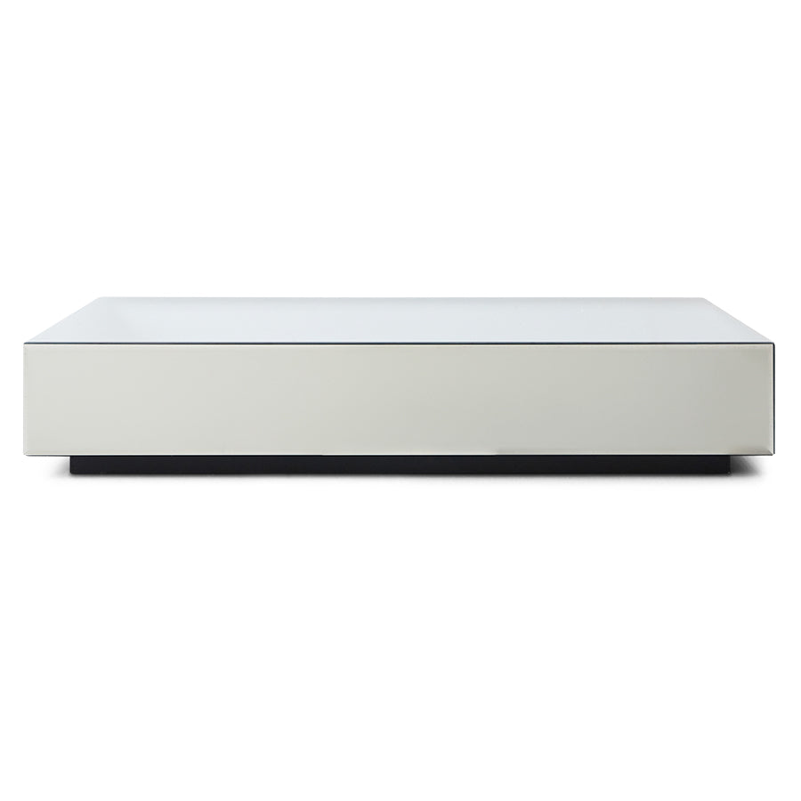 Glas Couchtisch Block