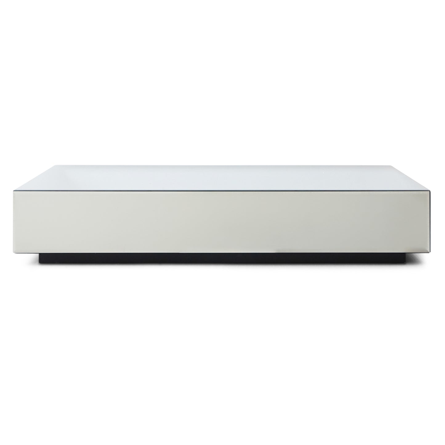 Glas Couchtisch Block