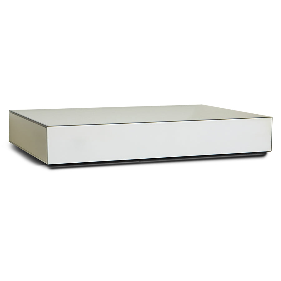 Glas Couchtisch Block