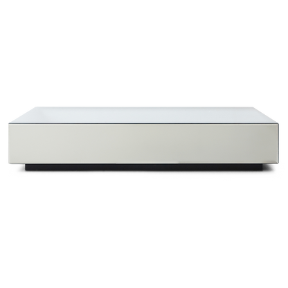 Glas Couchtisch Block