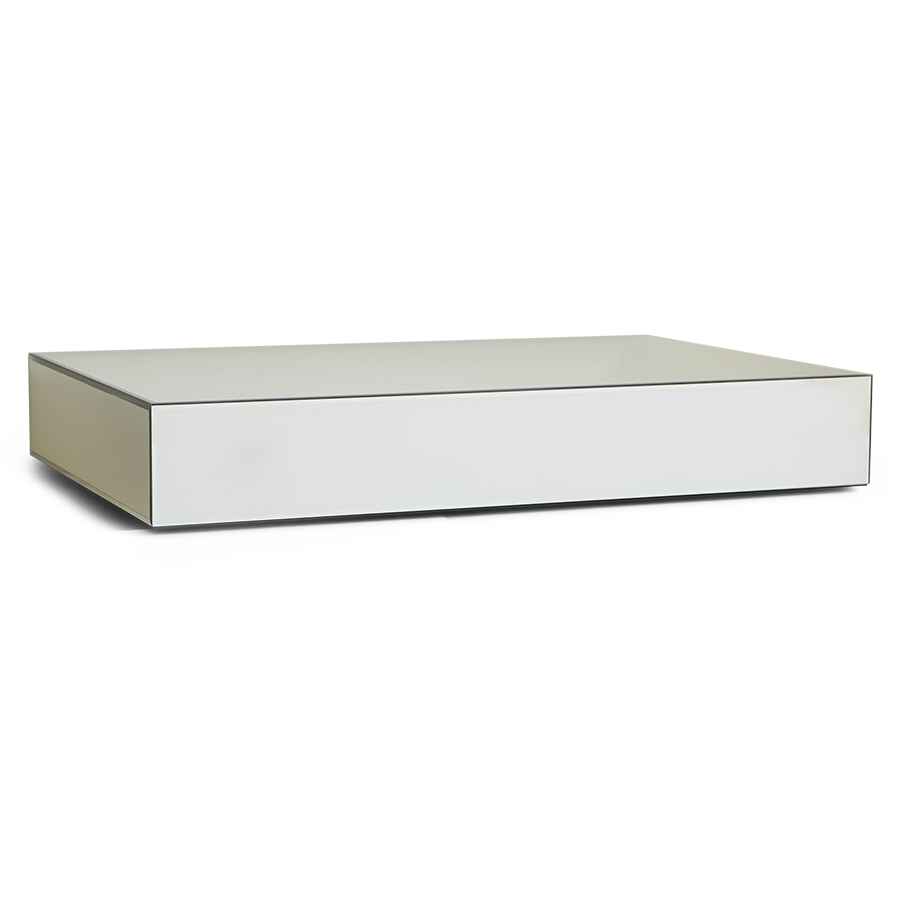 Glas Couchtisch Block