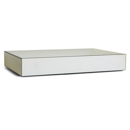 Glas Couchtisch Block