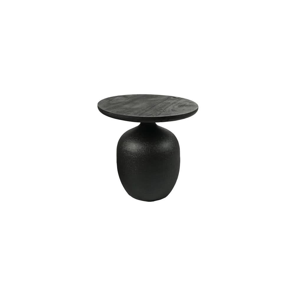 Hurdal Beistelltisch Mangoholz/Glas, Gestell Metall – Ansicht 2