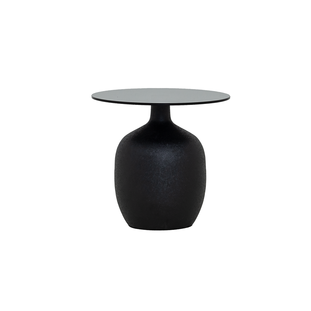 Hurdal Beistelltisch Mangoholz/Glas, Gestell Metall – Ansicht 4