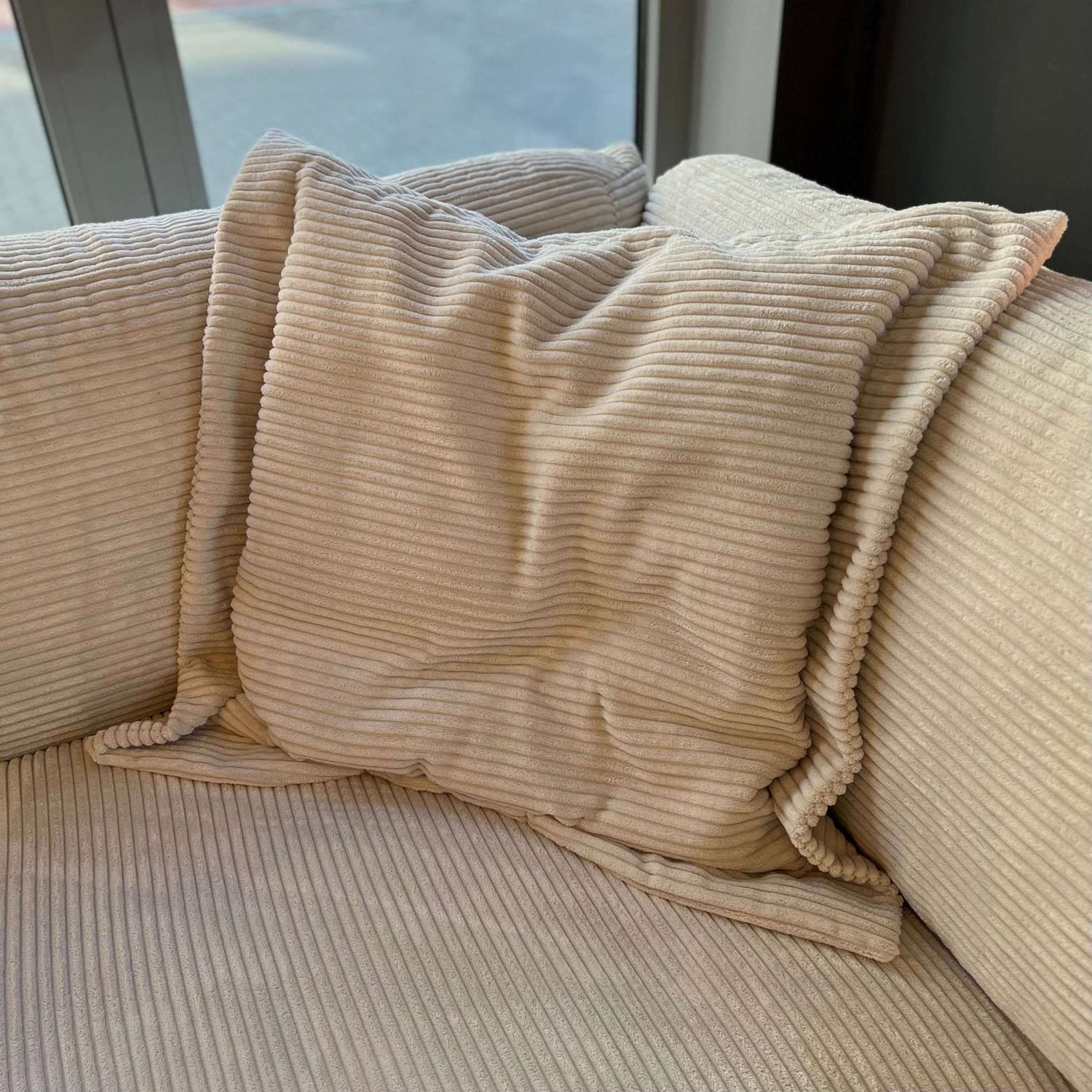 Cozy, City, Dash - Flatterkissen: 75x75cm