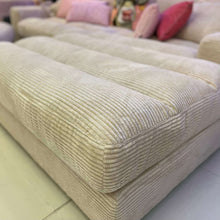 Dash, Ecksofa, Breitcord, creme