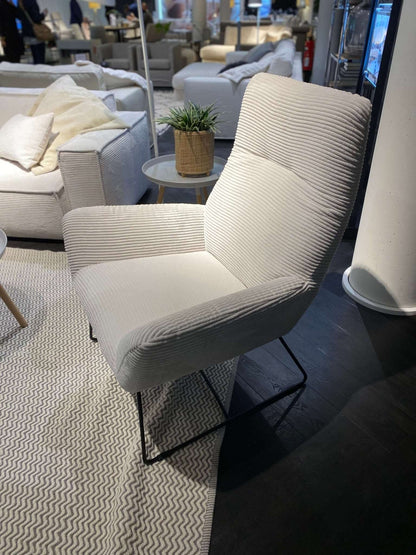 Basic Sessel - Breitcord „Snow“