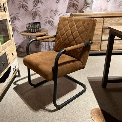 Civo Armlehnenstuhl - Cognac