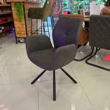 Chris Drehstuhl mit Armlehne - Dark Grey - 360° Drehung