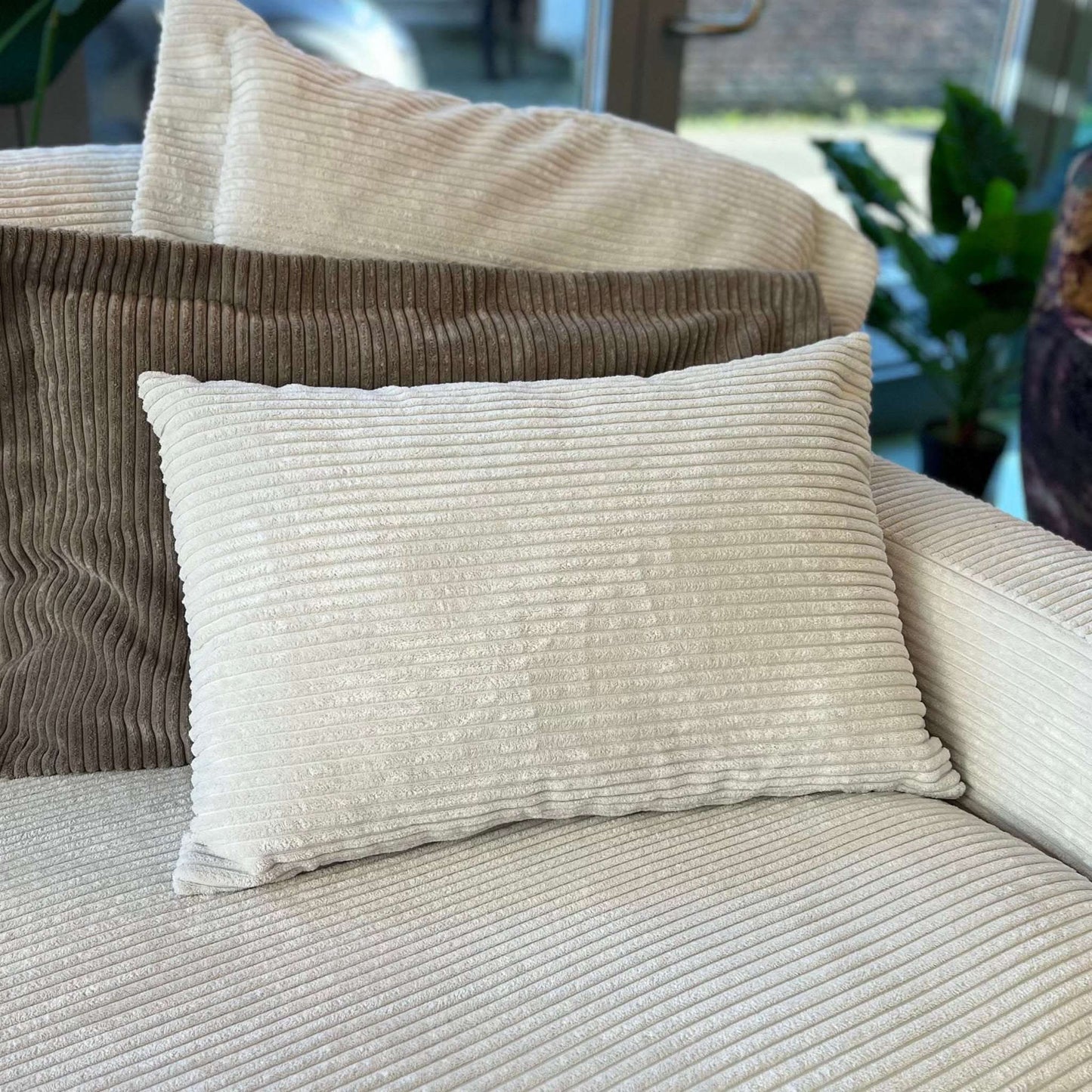 Cozy, City, Dash - Spitzkissen: 60x40cm